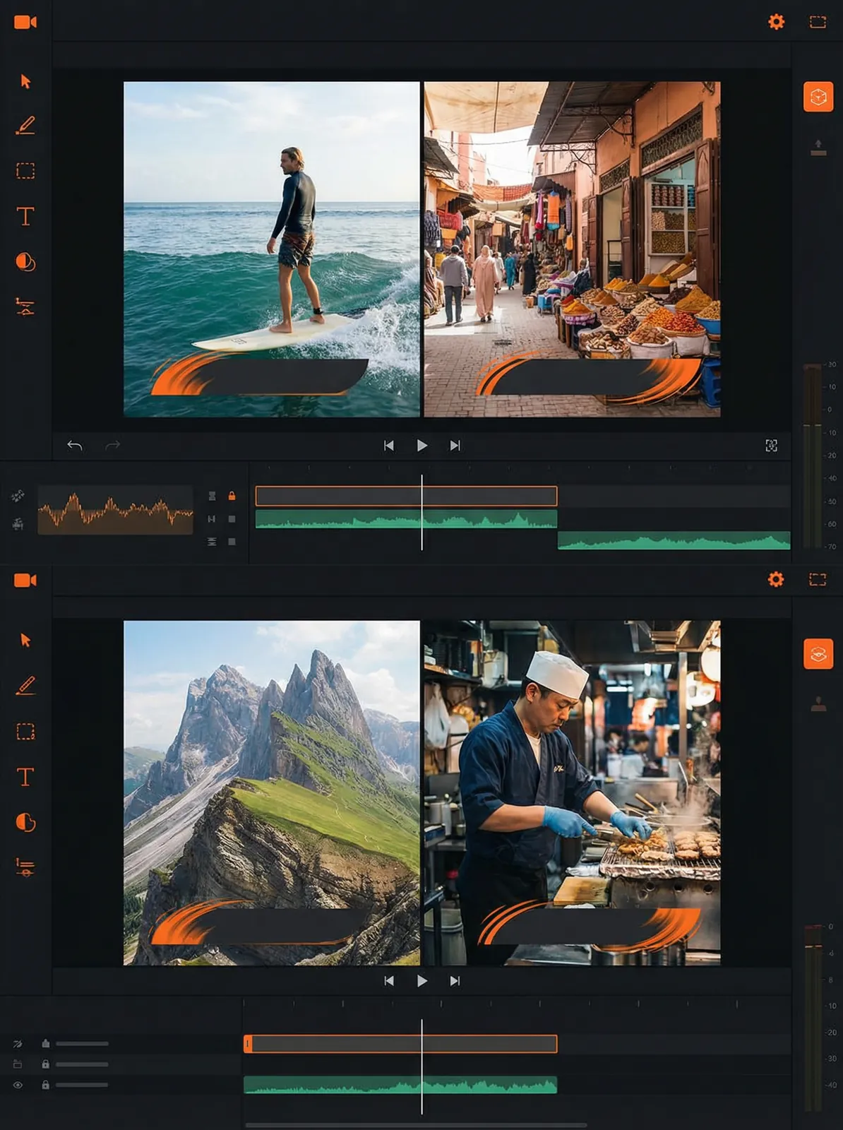 爱游戏体育综合app Vlog开场模板设计